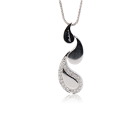 Collana Salvini Donna in Oro bianco Diamante 0.15 Ct DMBR0015H - DMBR0015H